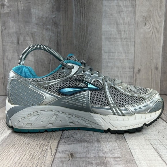 Brooks Addiction 11 Women's Running Shoes Silver Shadow Size 7 2E 1201402E318 - Picture 7 of 15
